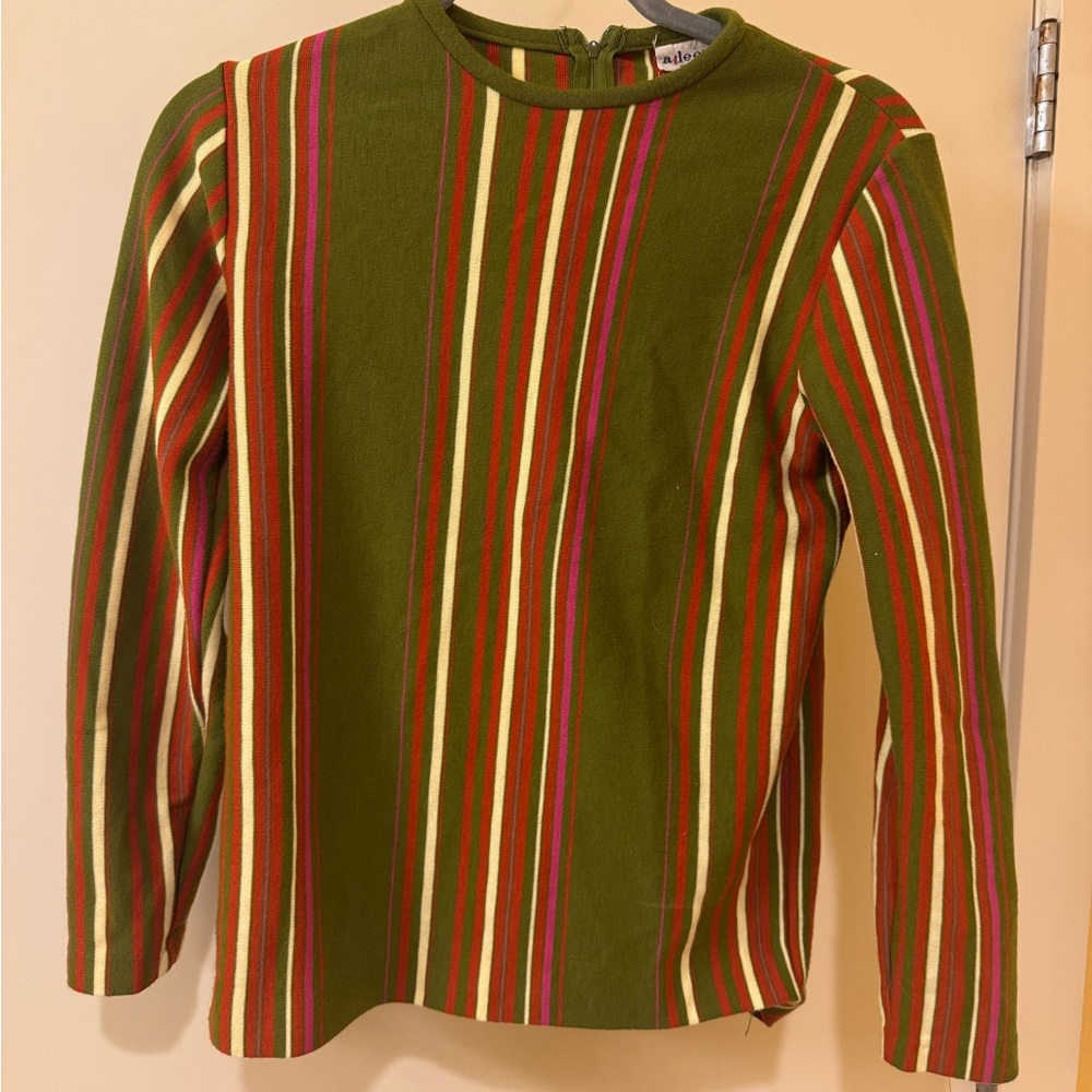 Vintage striped long sleeve shirt